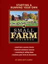 Imagen de portada para Starting & Running Your Own Small Farm Business
